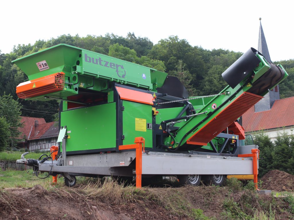 Mobile Sternsiebmaschine