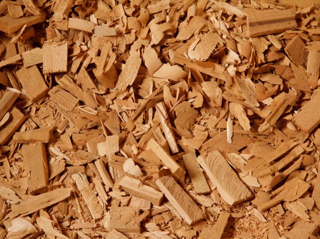 Hackschnitzel und Altholz