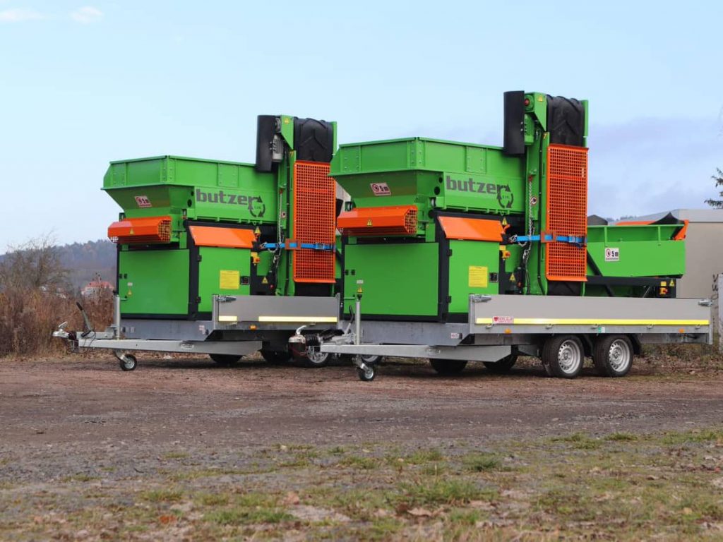 Mobile Sternsiebmaschinen