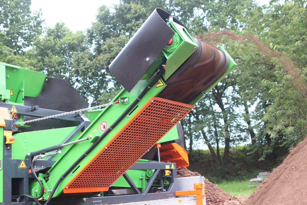 Sternsiebmaschine ESS T2 Travel - Austragsband